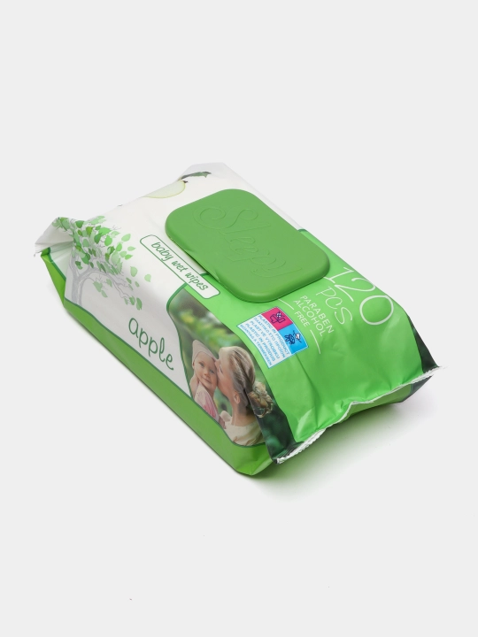 Nam salfetkalar Sleepy, "Apple", 120 dona
