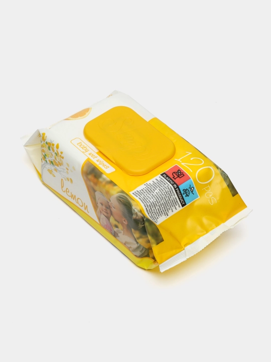 Nam salfetkalar Sleepy "Lemon", 120 dona