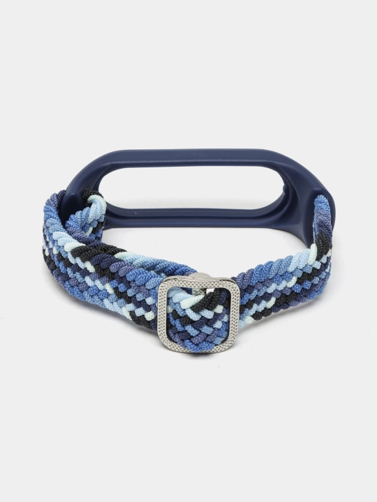 Ремешок сменный, нейлоновый, плетеный для Xiaomi Mi Band 7, 6, 5, 4, 3