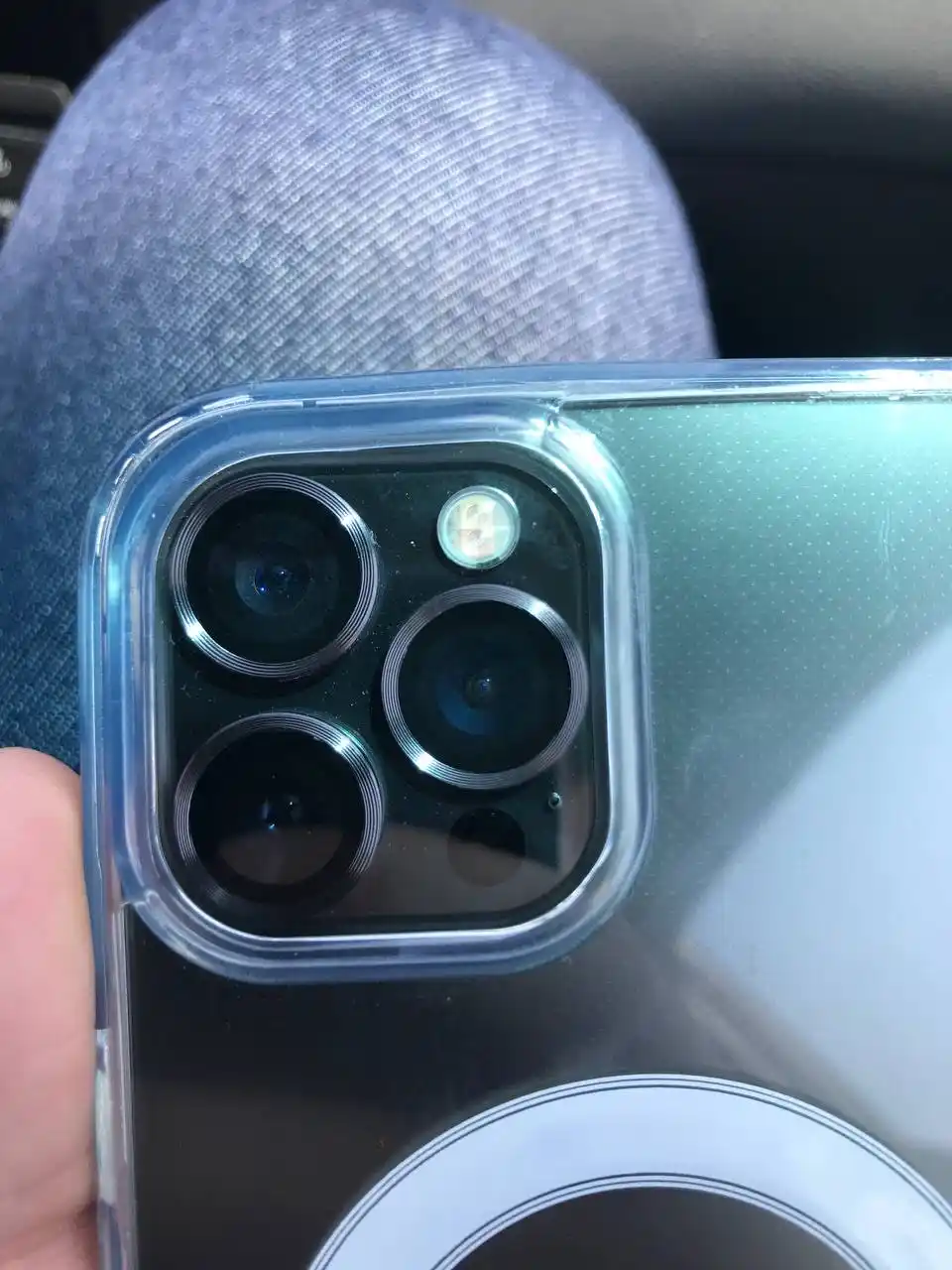 Чехол Magsafe для Apple iPhone 12, 13, 14 Pro Max, прозрачный, магнитный