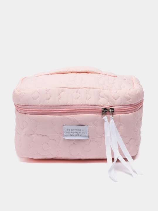 Kosmetik sumka katta, sayohat uchun