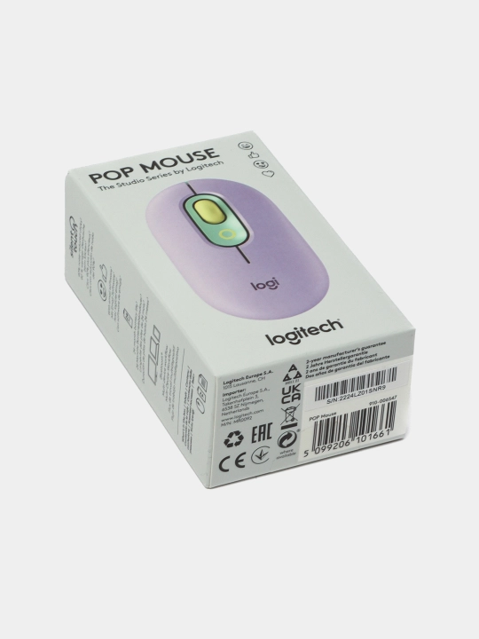 Simsiz sichqon Logitech POP Mouse emodzi bilan Blastyellow