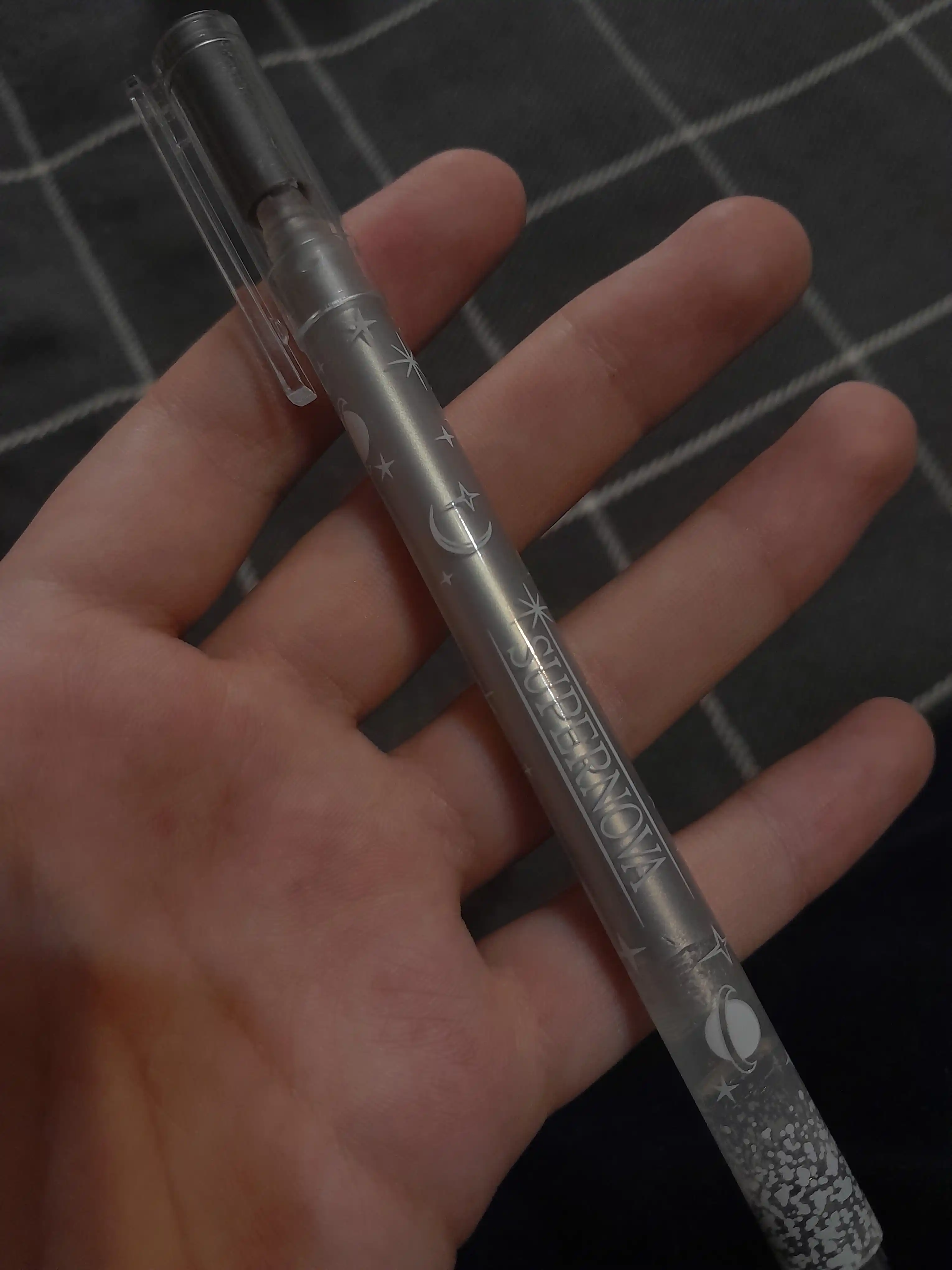 Gel ruchka Hatber Supernova, kumush, 0,6 mm