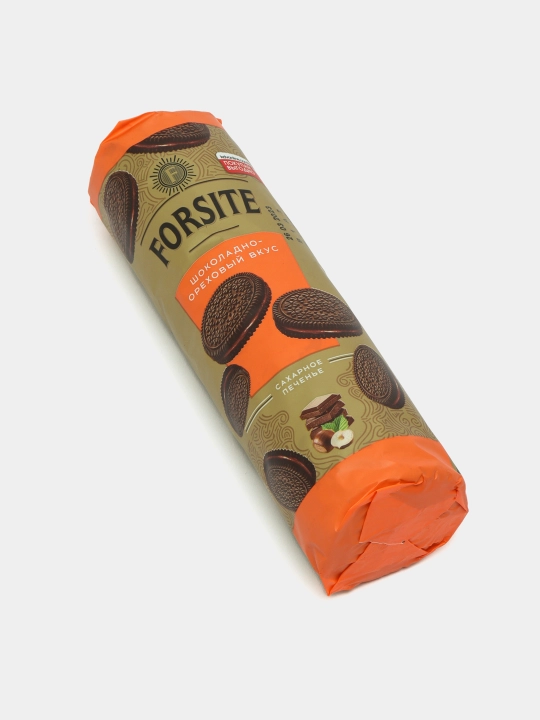 Печенье Forsite, с шоколадно-ореховым вкусом, 220 г