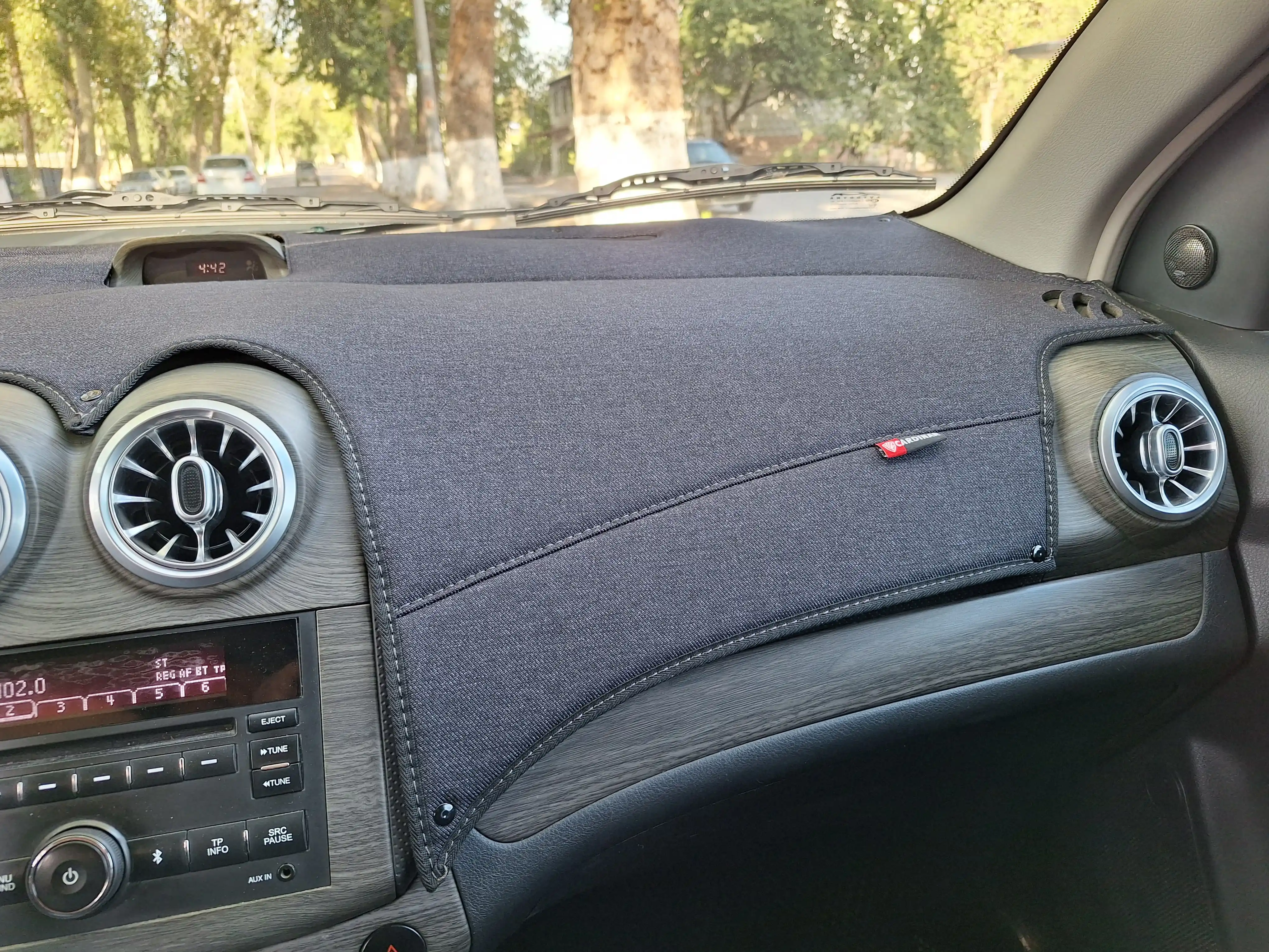 Тканевый коврик, накидка на торпедки, Spark, Lacetti, Nexia, Cobalt, Matiz