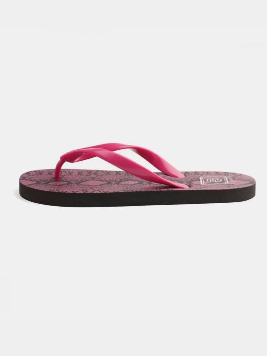 Сланцы женские Evars Snake Ruby, малиновый с чёрным