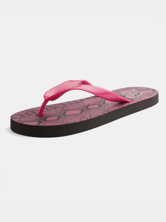 Сланцы женские Evars Snake Ruby, малиновый с чёрным