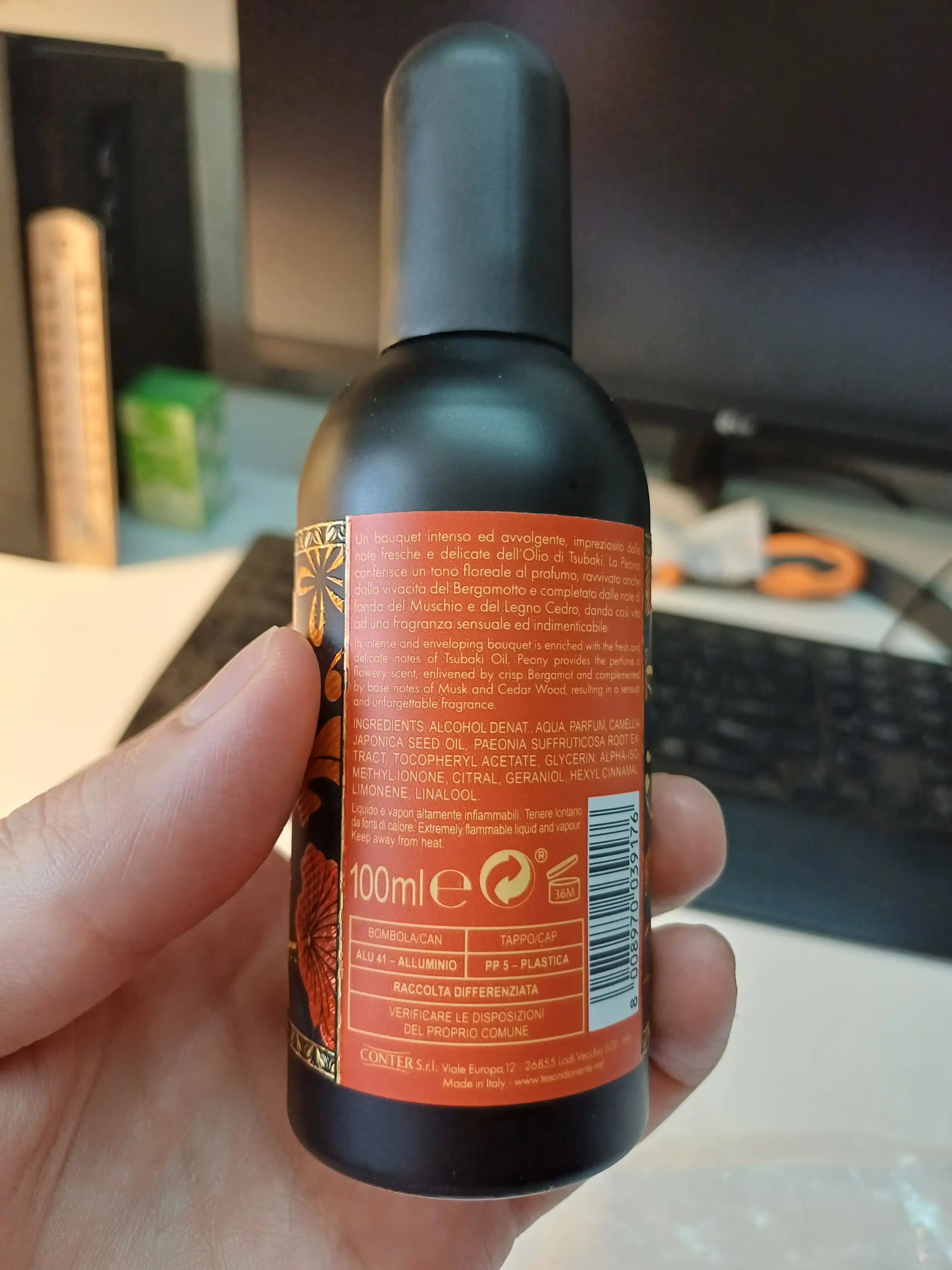 Парфюмерная вода Tesori d'Oriente Japanese Tsubaki Oil, 100 мл