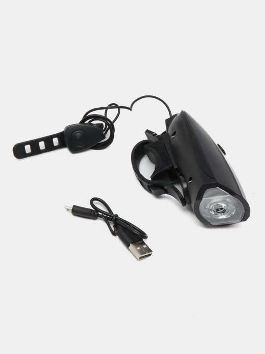 Велофонарь, 140 дб, 100 м освещения, 3 режима работы USB