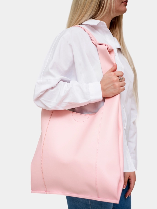 Ayollar uchun sumka-paket, eko-charmdan