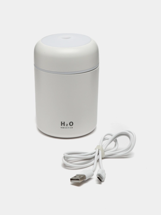 Увлажнитель воздуха H2O, для автомобиля и дома, с RGB подсветкой