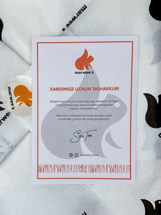 Bodi 100% organik paxtadan qilingan, 2dona