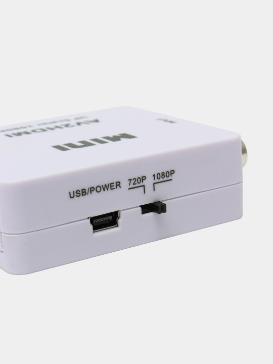 HDMI ↔️ AV (RCA) konverter, Video adapter TV va qurilmalar uchun