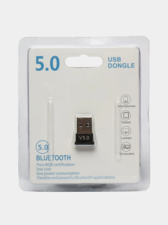 Bluetooth адаптер USB 5.0 для ПК, двусторонняя связь, высокая скорость - 