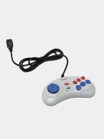 Джойстик для Sega 16 bit с узким 9-pin разъёмом, геймпад для приставки - 