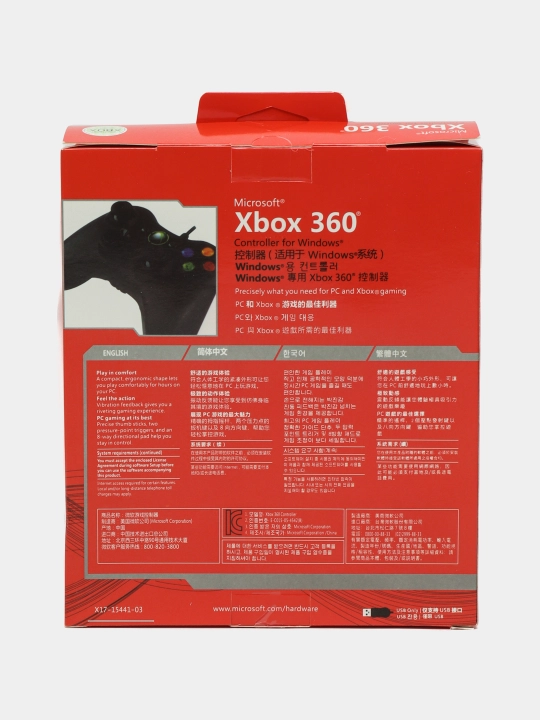 Проводной геймпад для Xbox 360 и ПК, Игровой контроллер с виброоткликом