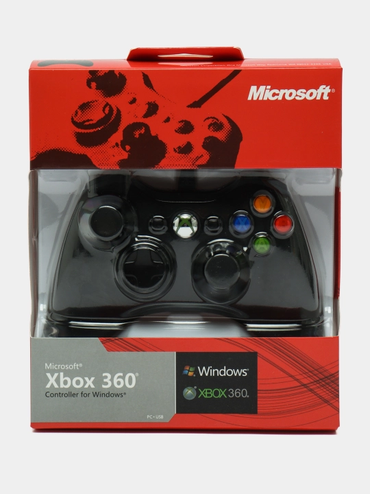 Проводной геймпад для Xbox 360 и ПК, Игровой контроллер с виброоткликом - 