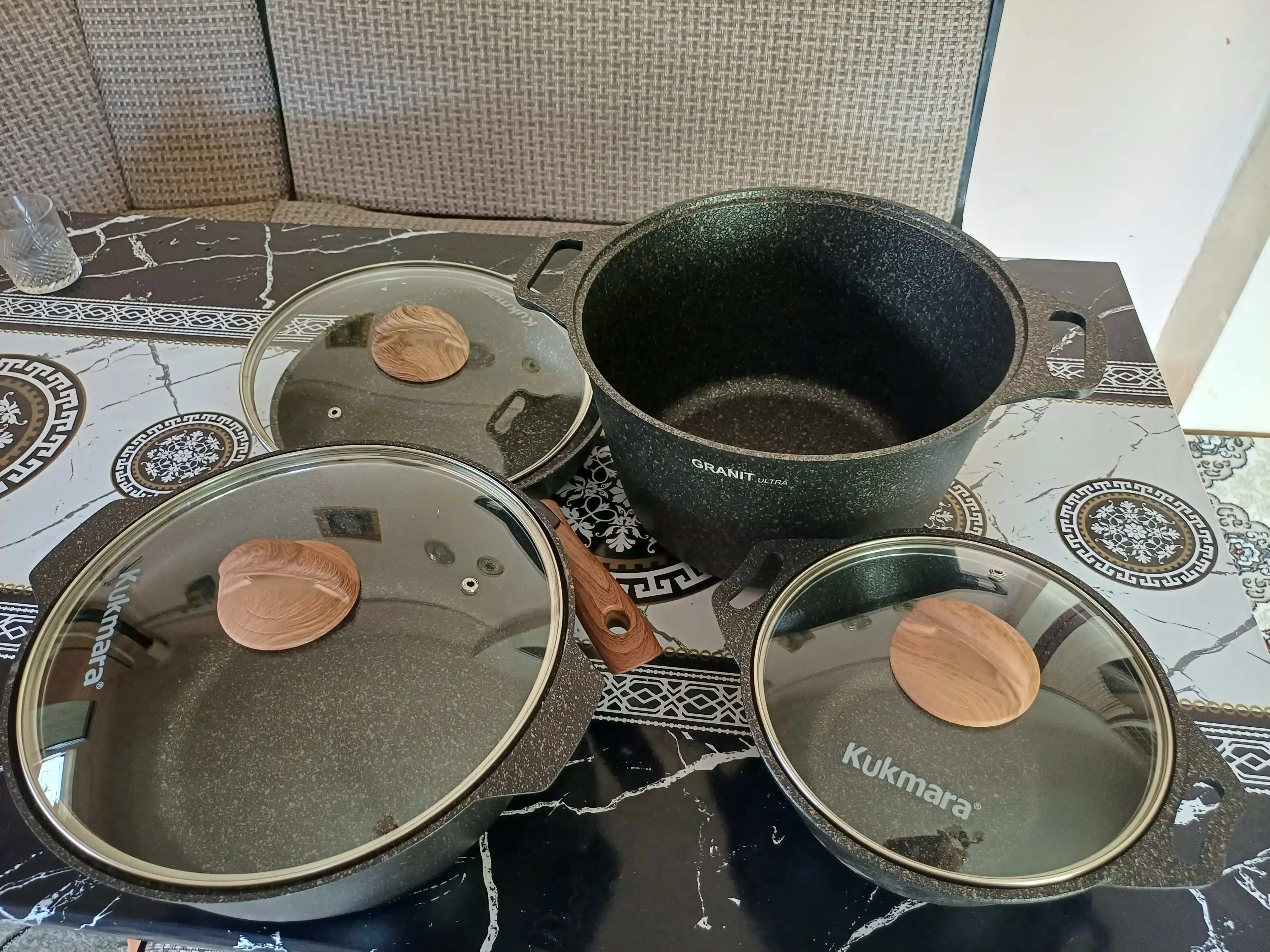 Sovg'a to'plami oshxona anjomlari Kukmara Granit Ultra 19