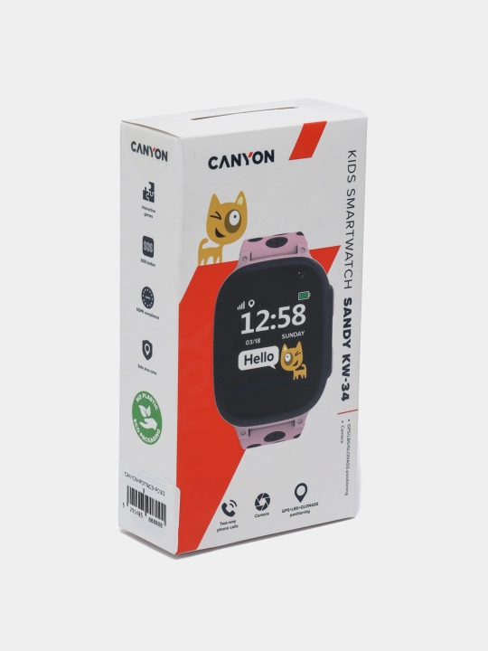 Детские смарт-часы CANYON KW34