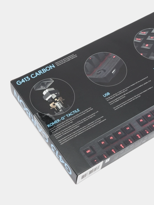 Mexanik o'yin klaviaturasi Logitech G413