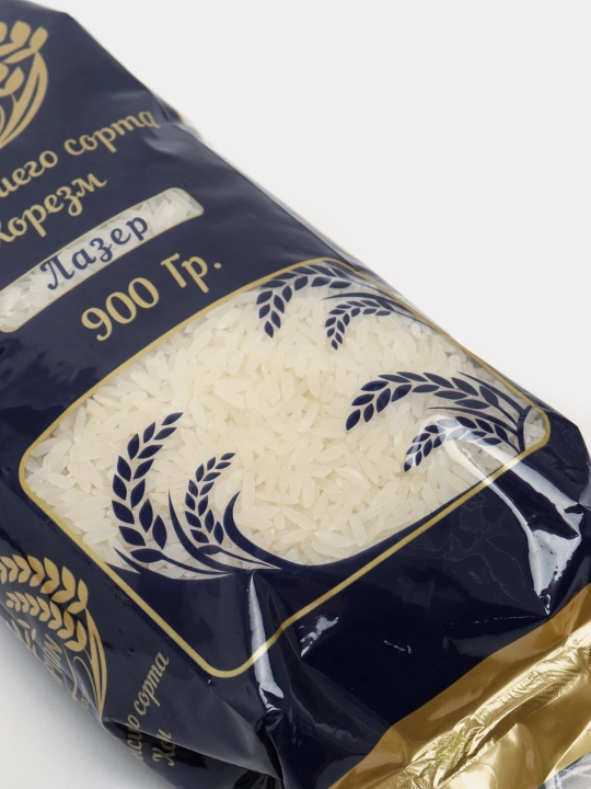 Рис "Лазер" Chempion Хорезм, высший сорт, 900 г