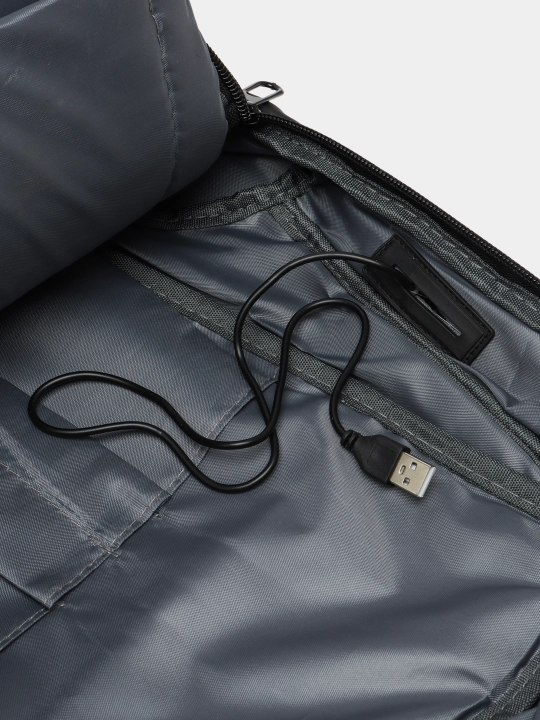 Erkaklar ryukzaki, USB portli, sport, maktab, shahar, kundalik uchun, noutbuk uchun sumka