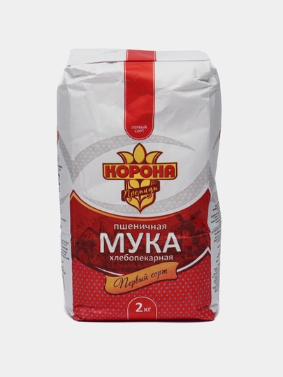 Мука "Корона", первый сорт, 2 кг — DANIHA-P0A08EA