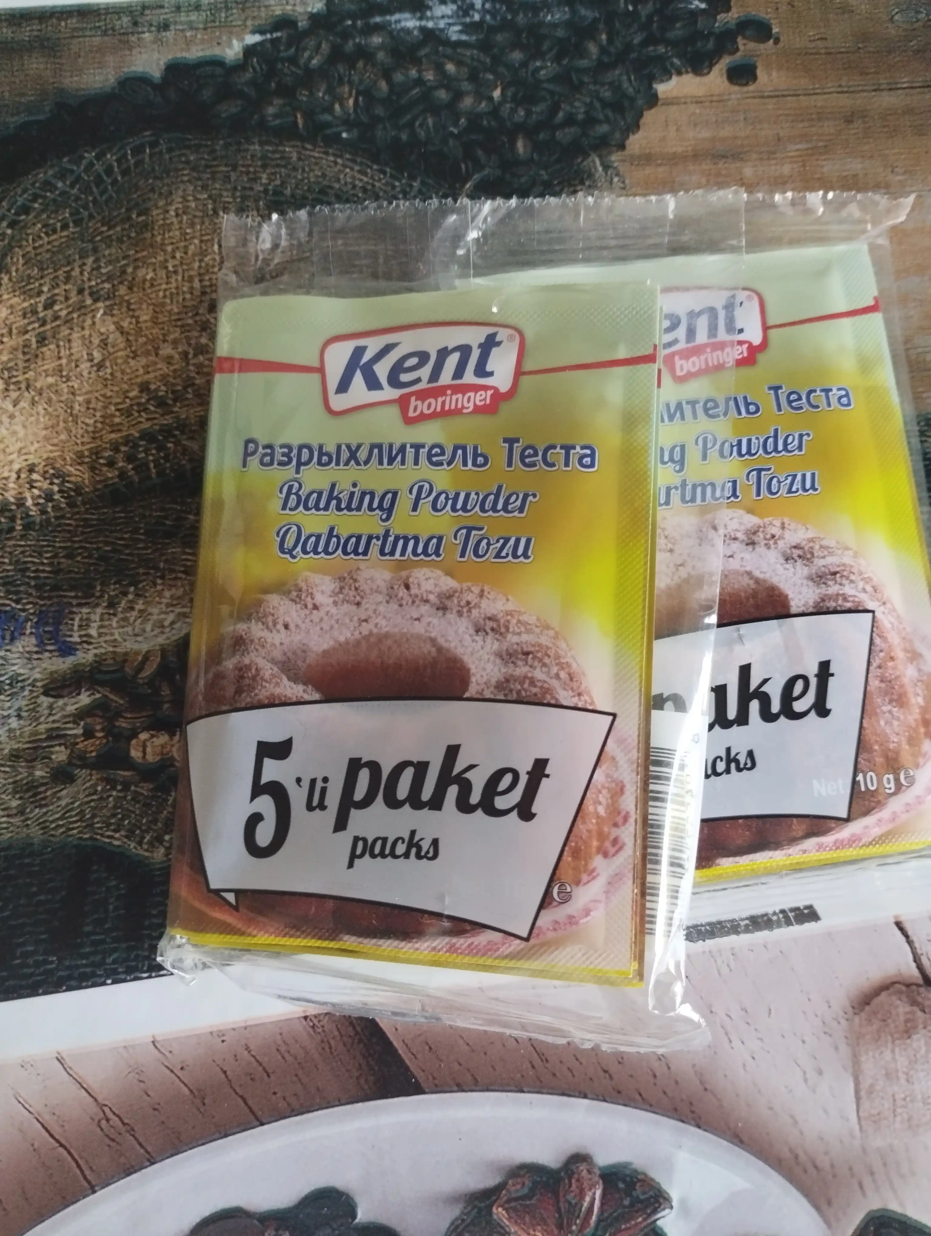 Xamir pishirish kukuni Kent, 10 g
