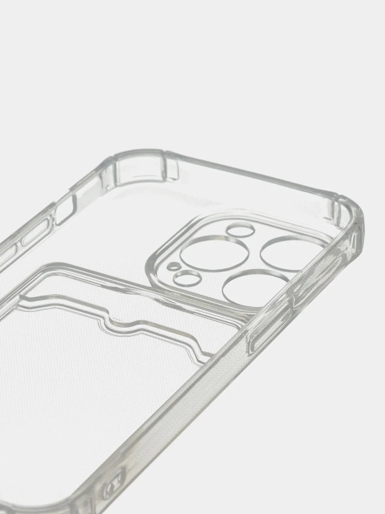 Chexol iPhone 7, 8, SE, XR,XS,11,12,13,14,15,16,17,Pro,Max,Plus,Mini uchun,silikon,shaffof