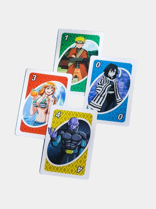 Настольная игра UNO Flip, Wild, Kuromi, Pokemon, Minecraft, BTS, Anime, Barbie, Frozen