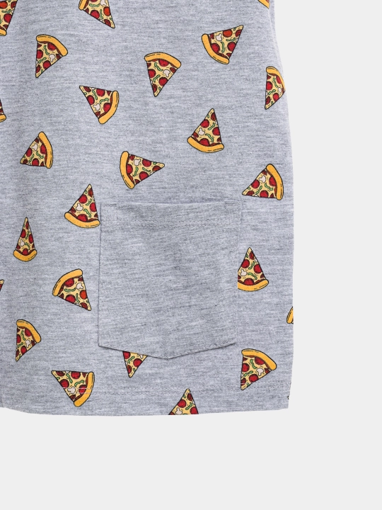 Qizlar va qizaloqlar uchun pijama, keng shim va futbolka