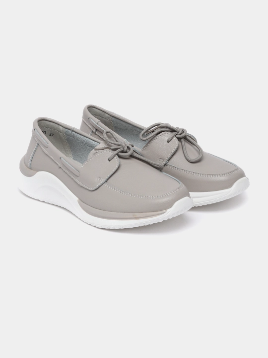 Сharmdan ayollar uchun, charm topsiders, 6 ta rang - 
