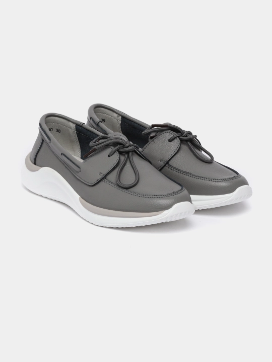 Сharmdan ayollar uchun, charm topsiders, 6 ta rang - 