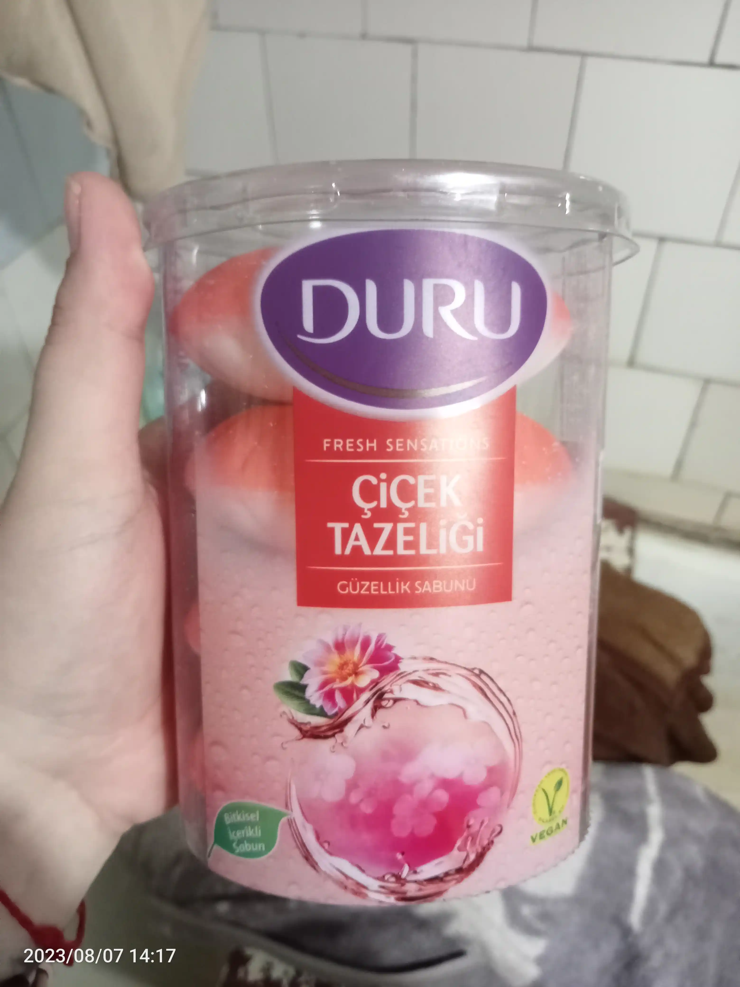 Sovun Duru Fresh Sensations Gul buluti, 4 dona, 400 gr