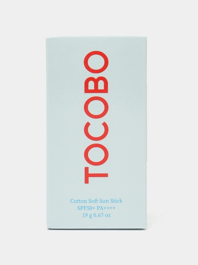 Стик солнцезащитный Tocobo Cotton Soft Sun Stick SPF50 + PA+, 19 г