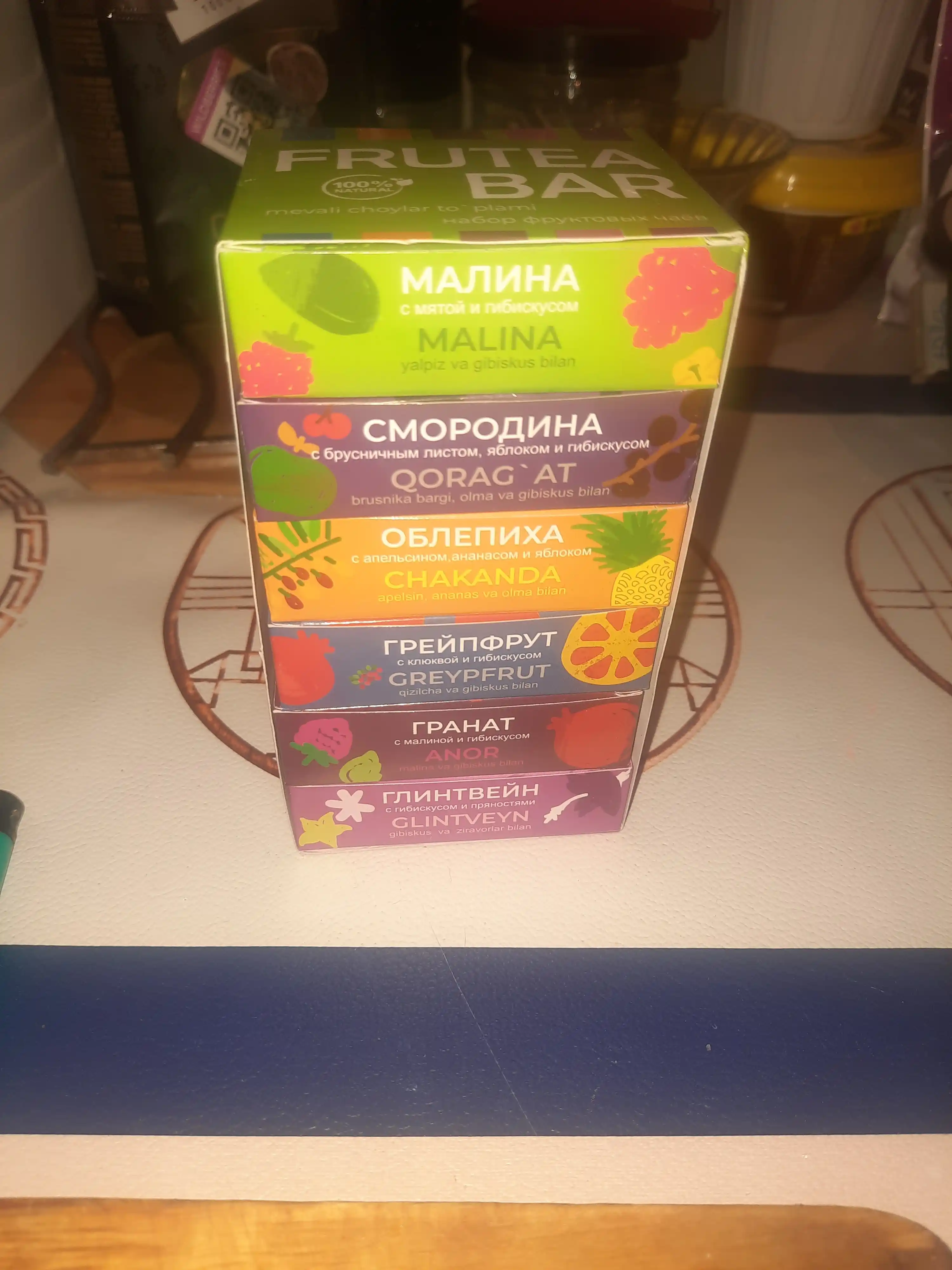 FruteaBar choy to‘plami, 6 xil
