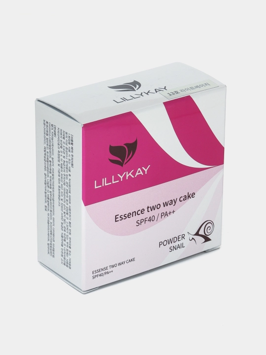 Lillykay Essence Two Way Cake SPF40 PA++ salyangoz mutsinli kompakt pudra