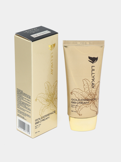 BB-крем для лица, Lillykay Gold Essence, BB-крем с экстрактом золота, 50 мл, Корея