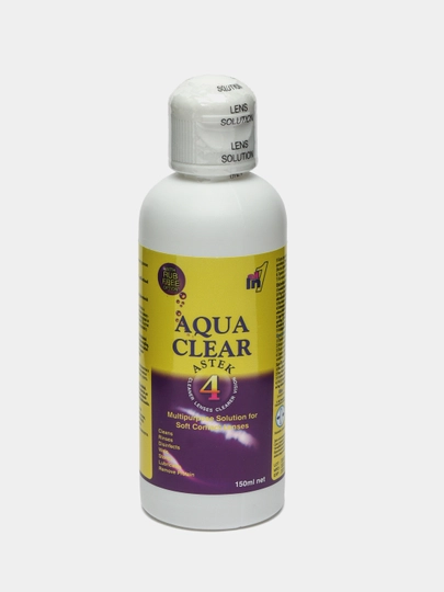 Раствор воды для контактных линз Aqua clear, 150 мл - 