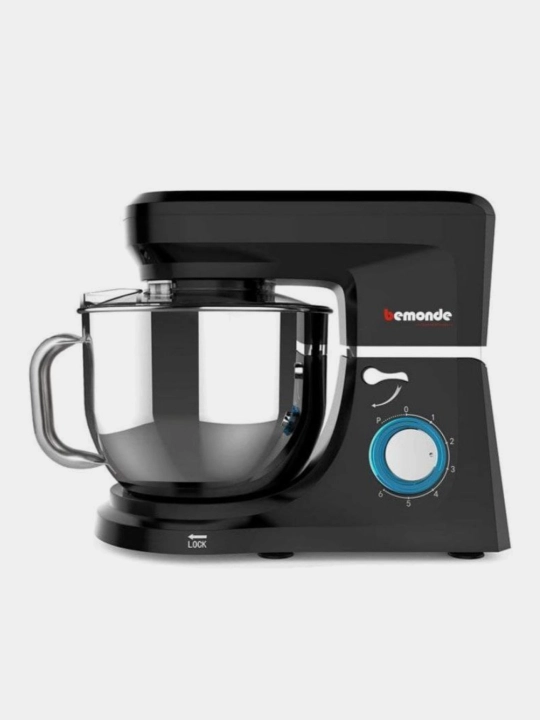 Миксер 7Литров Bemonde BM-SM1002SB, 2000 Вт, 6 скоростей, металлические насадки