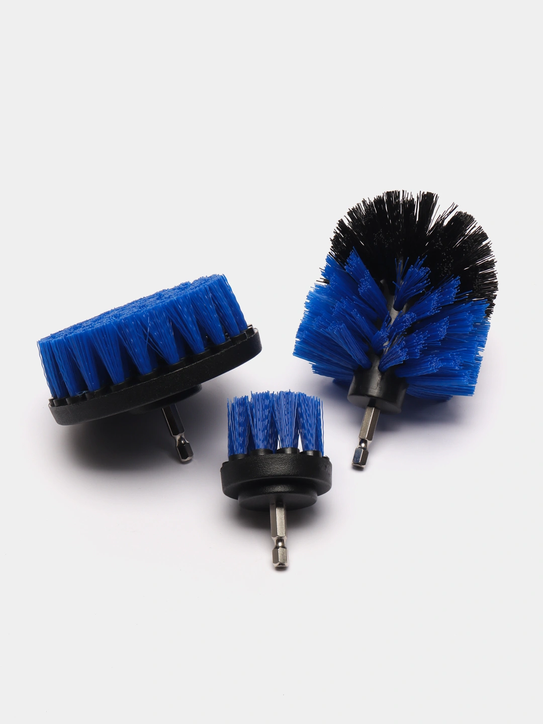 Набор насадок щеток на шуруповерте для химчистки, клининга, полировки ...