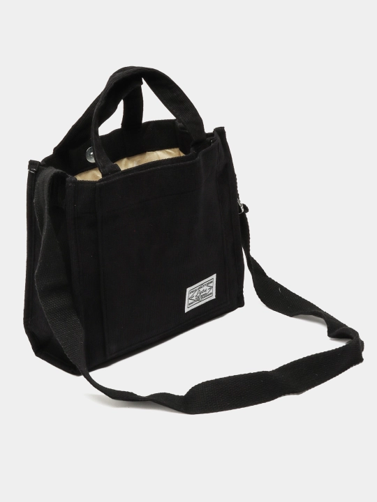 Ayollar uchun shopper sumkasi, yelkadan, velvetli - 
