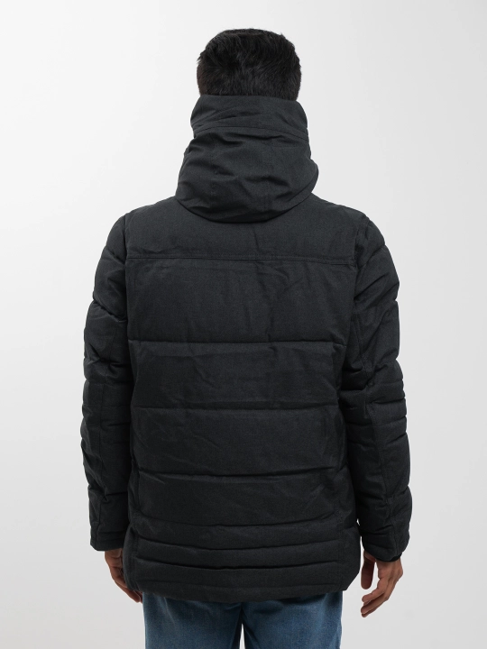 Стильная и теплая зимняя мужская куртка-пуховик Duppont Sorona Aura Dark Grey, до -20С