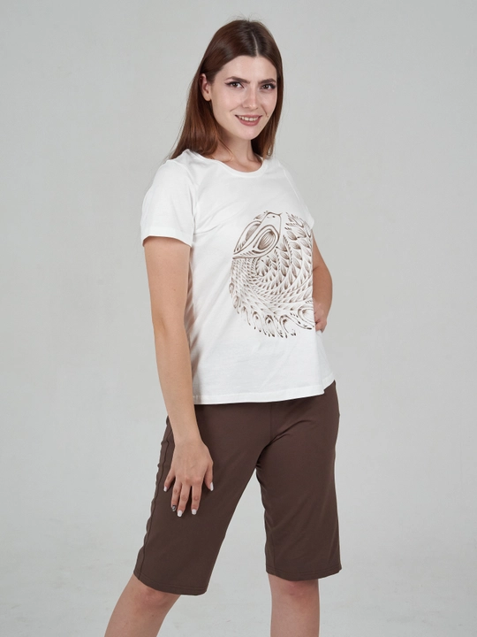 Ayollar uchun dvoyka, pijama, futbolka va shortilar W20-01 Аgata