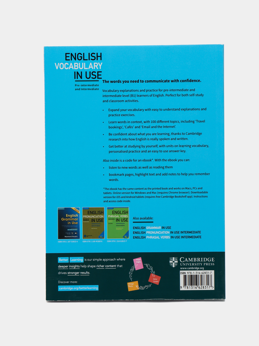 Книга-English Vocabulary in Use. Pre-intermediate and Intermediate Fourth  edition купить по низким ценам в интернет-магазине Uzum (398033)