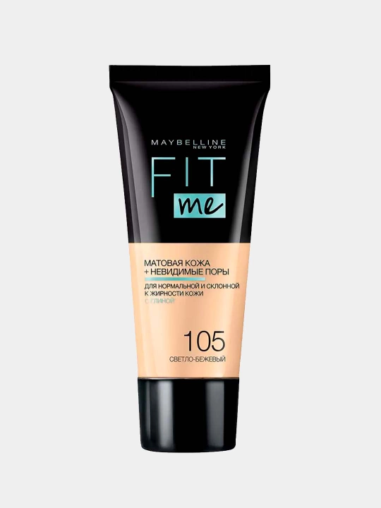 Tonal krem Maybelline New York Fit Me, rang 105 och bej, 30 ml - 