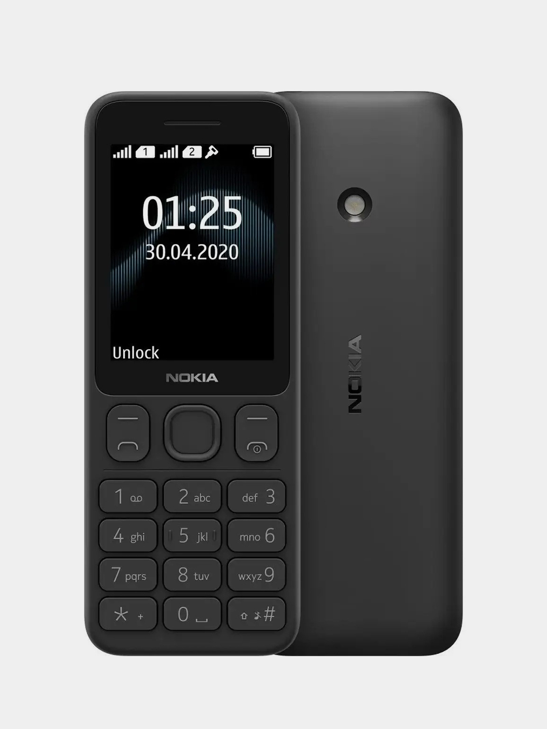 Телефон-кнопка Nokia 125, Dual Sim 2 Sim, с MP3-плеером и FM-радио купить  по низким ценам в интернет-магазине Uzum (646564)