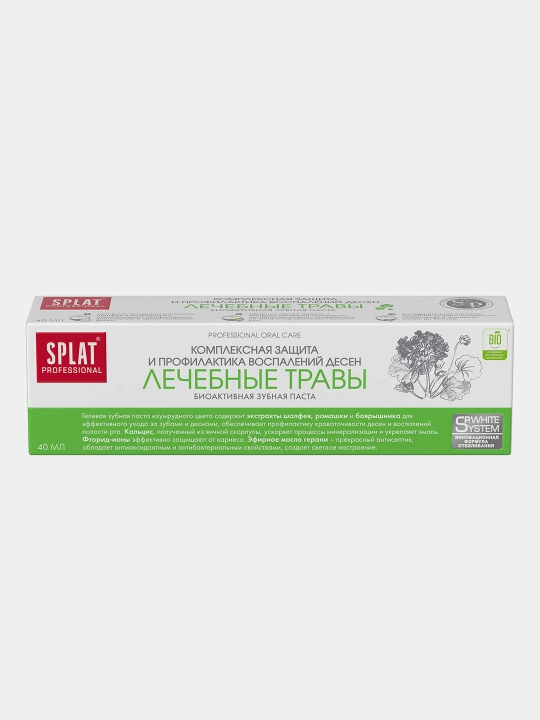 Tish pastasi Splat Professional, dorivor o'tlar, 40 ml
