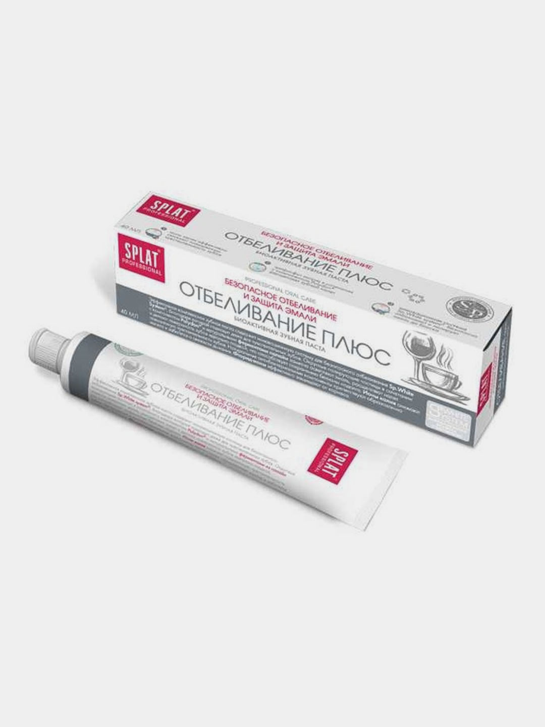 Splat Professional tish pastasi, oqartiruvchi plyus, 40 ml
