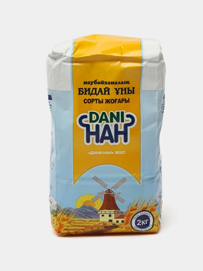 Мука пшеничная DANI HAH, высший сорт, 2 кг — DANIHA-ДЛОР